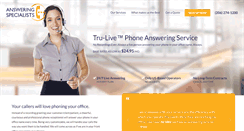 Desktop Screenshot of answering-services-seattle.com